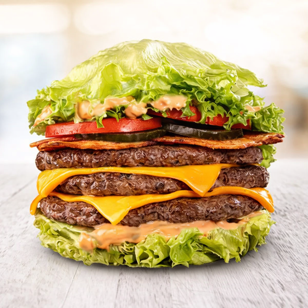Foto NEW! KETO Triple Beef Burger
