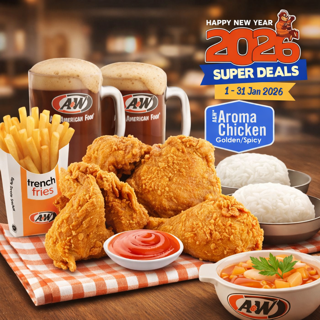 Foto SUPER - 6 Aroma Chicken, Rice, Fries & RB