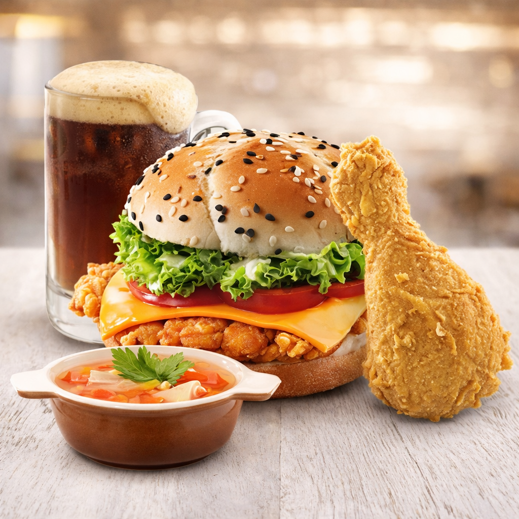 Foto Paket Gratis 6 - Chicken Sandwich & Chicken