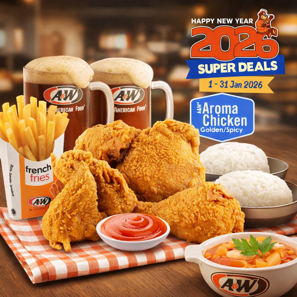 Foto SUPER - 4 Aroma Chicken, Rice, Fries & RB