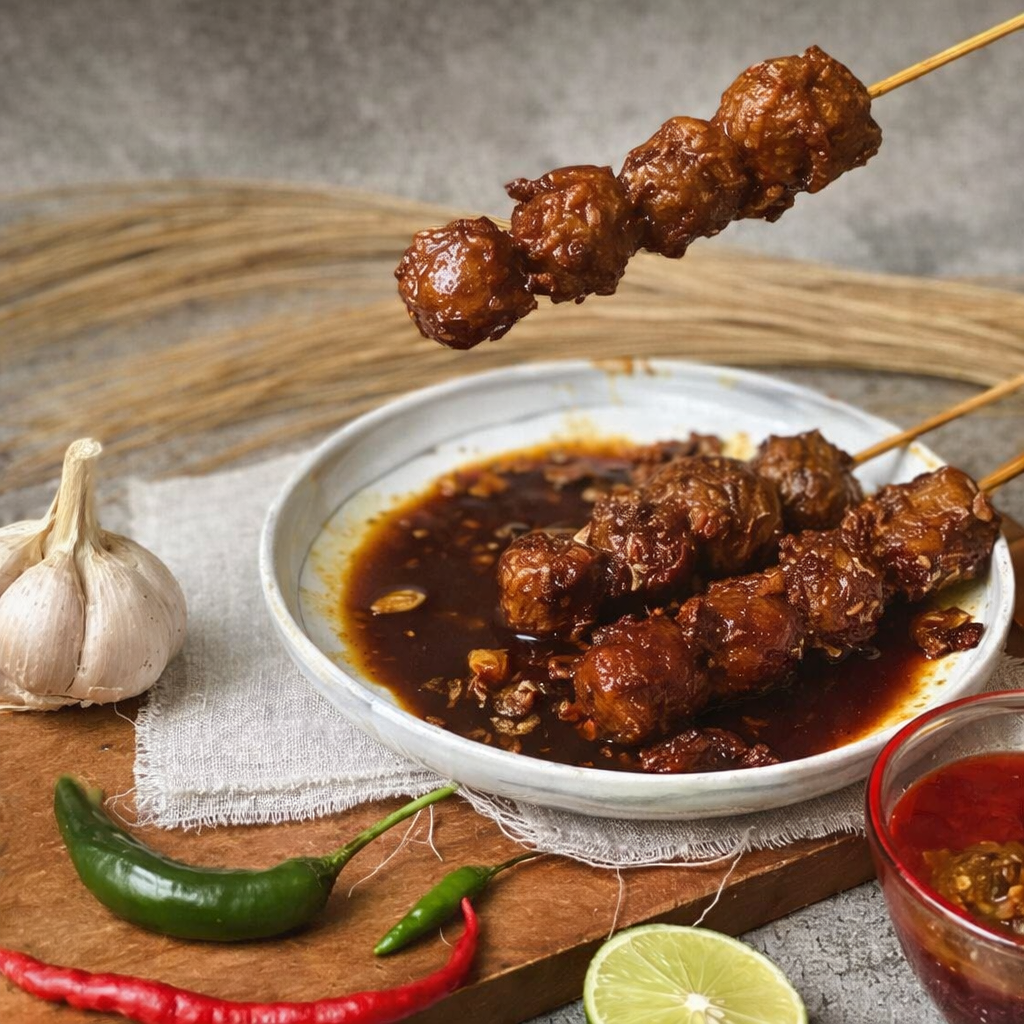 Foto Bakso Bakar Urat