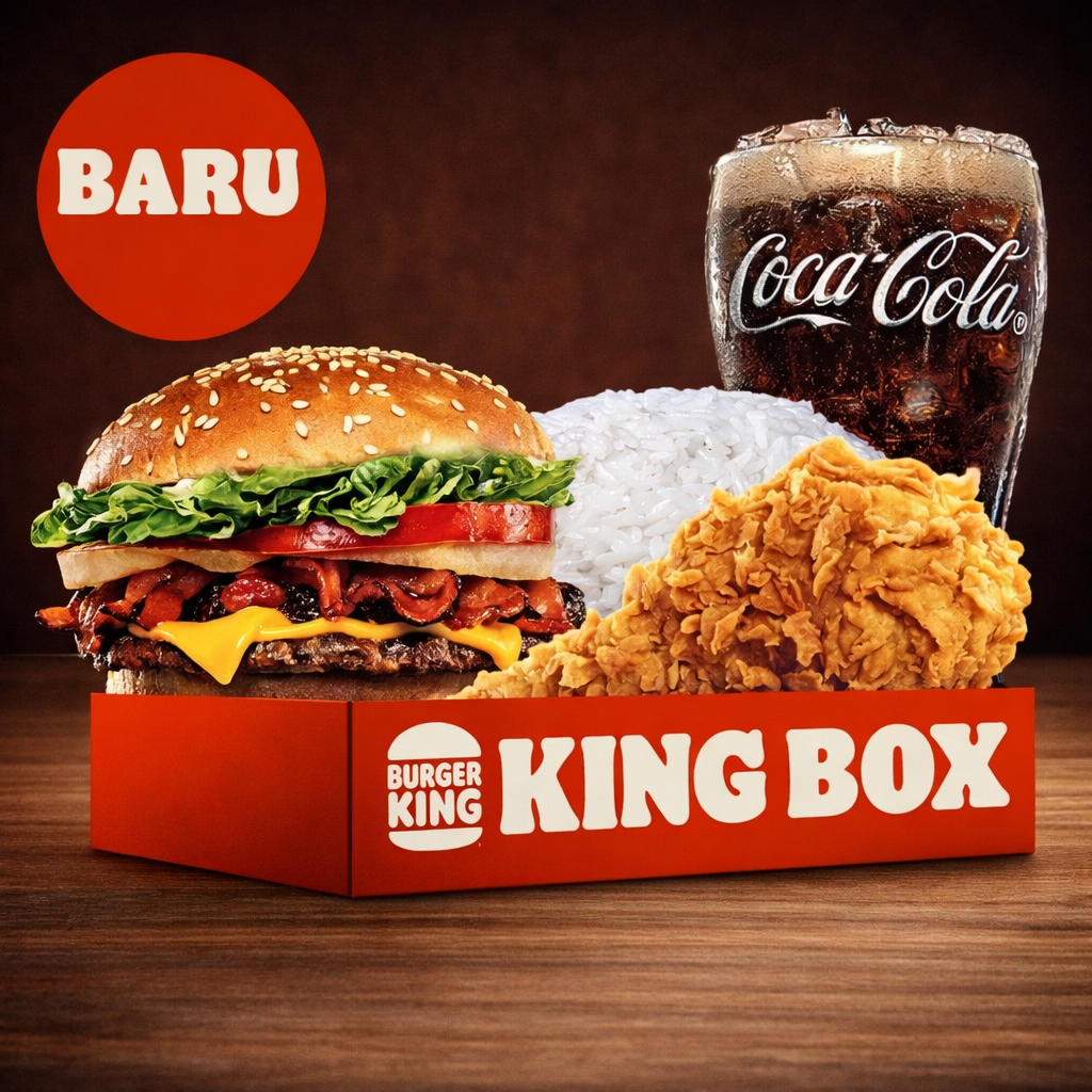 Foto King Box Triple Cheese Whopper Jr
