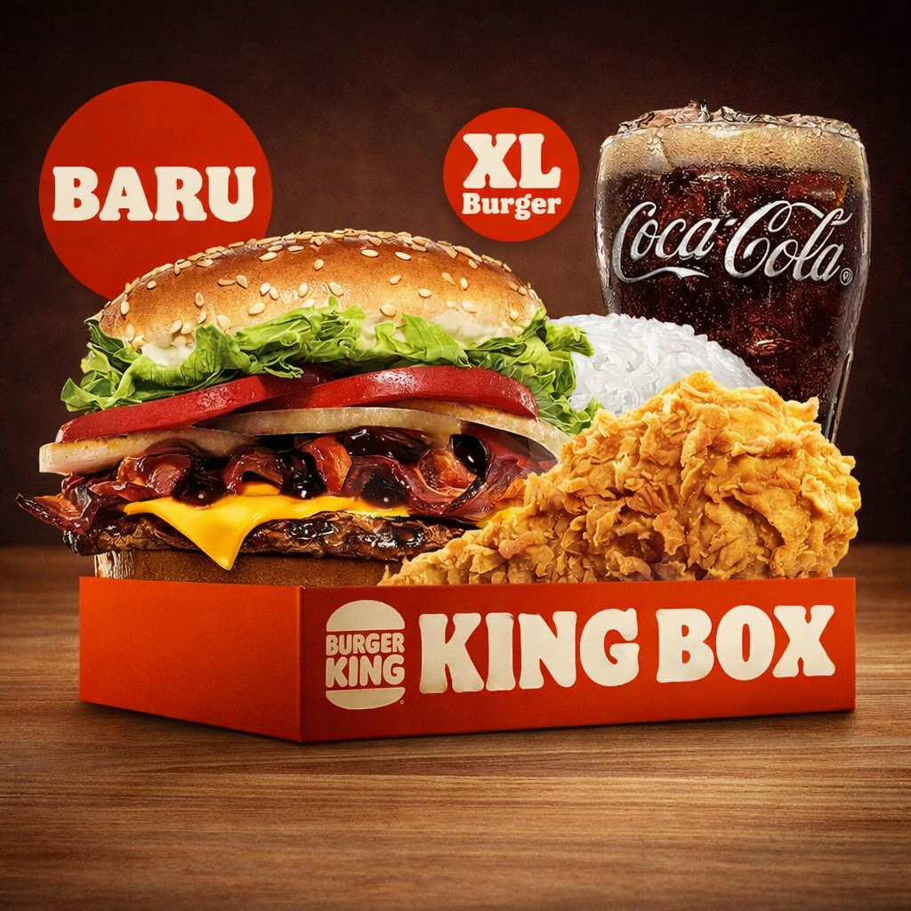 Foto King Box BBQ Supreme Cheese Whopper