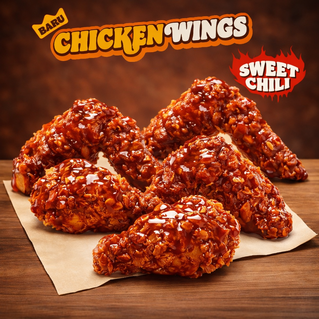 Foto 5pc Wings Dunked - Sweet Chili