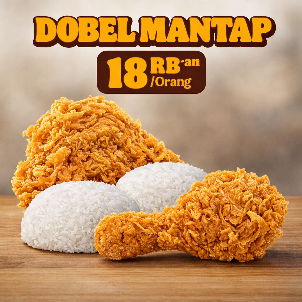 Foto 2 Ayam Crispy + 2 Rice