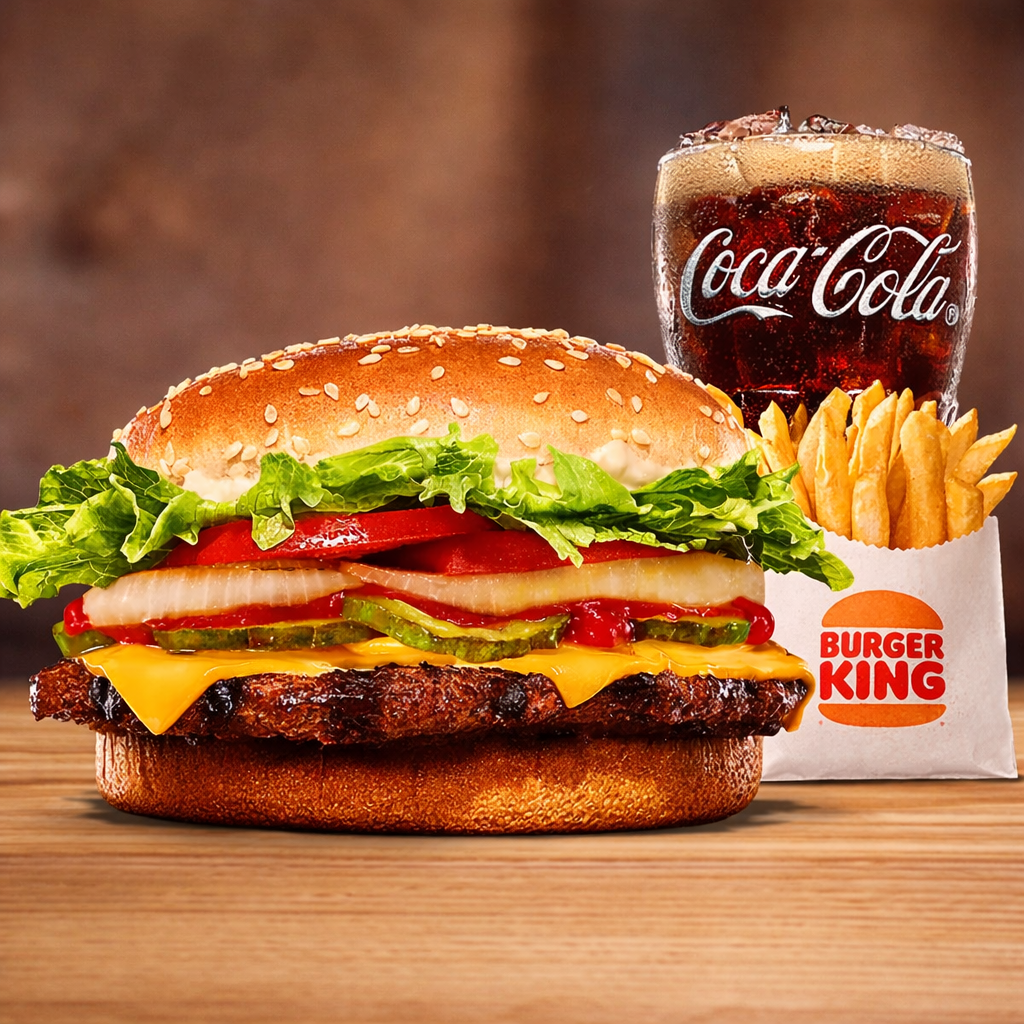 Foto Paket Cheese Whopper Meal