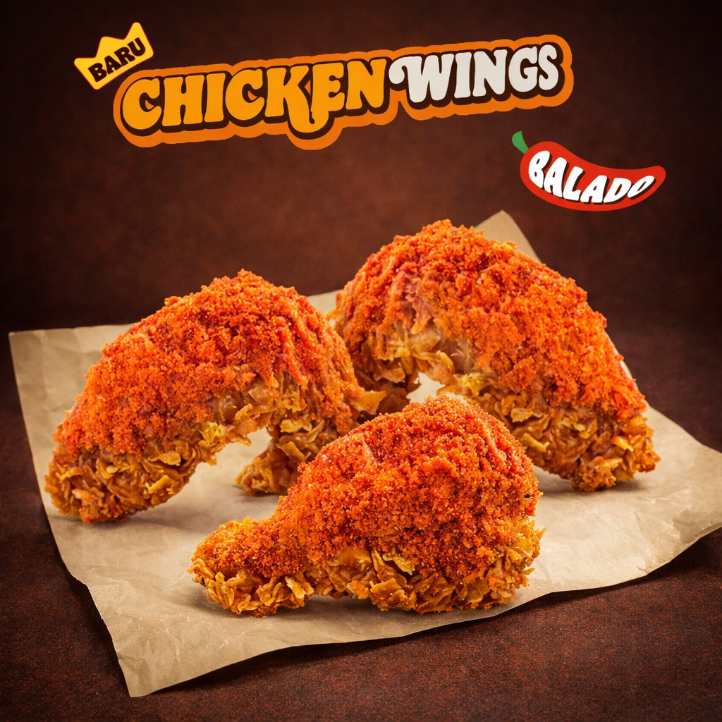 Foto 3pc Wings Sprinkle - Balado