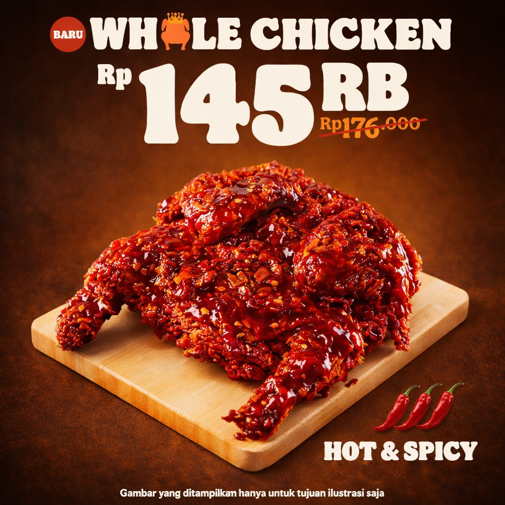 Foto Whole Hot & Spicy Chicken