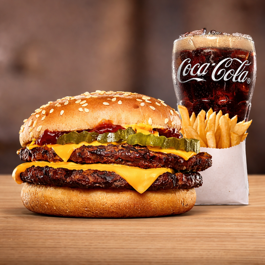 Foto Paket Double Cheeseburger