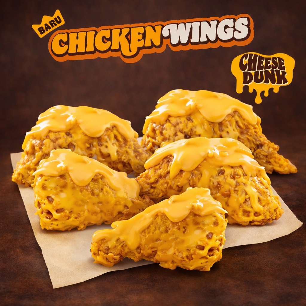 Foto 5pc Wings Dunked - Cheese