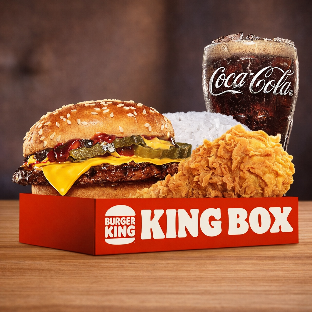 Foto King Box Cheeseburger