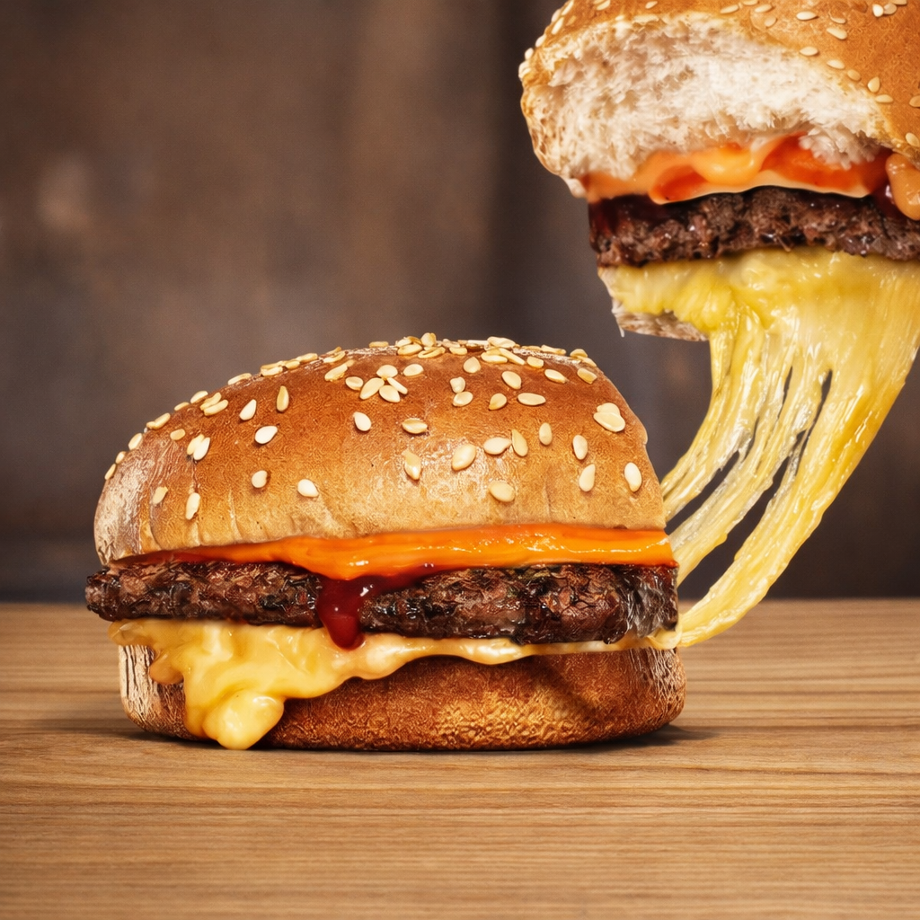Foto Mozzarella Cheeseburger XL