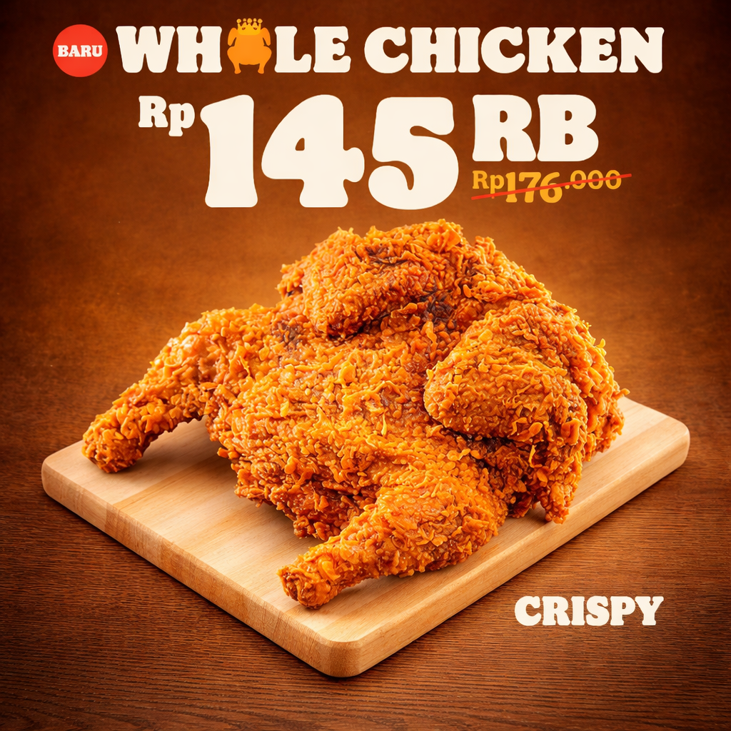 Foto Whole Crispy Chicken