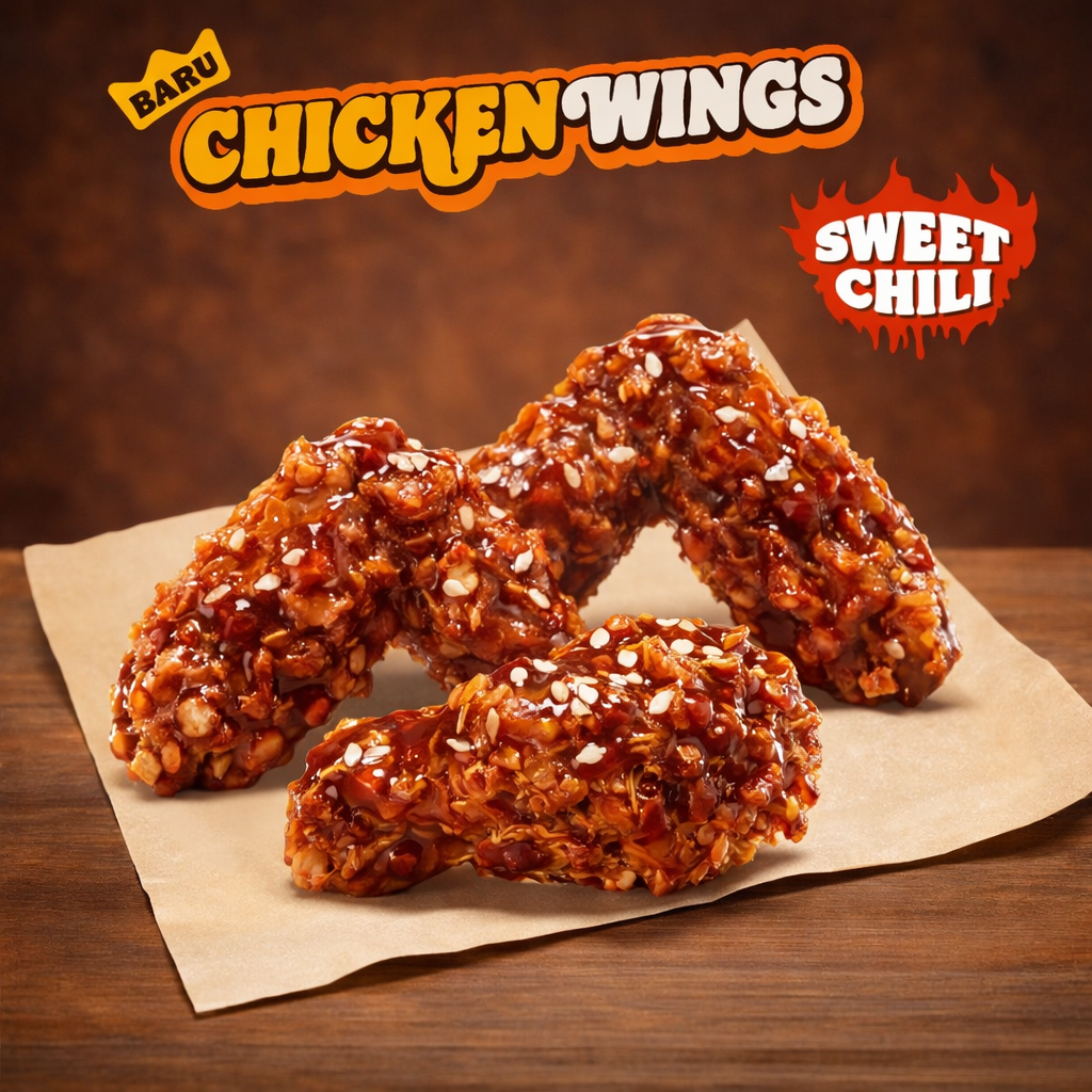 Foto 3pc Wings Dunked - Sweet Chili