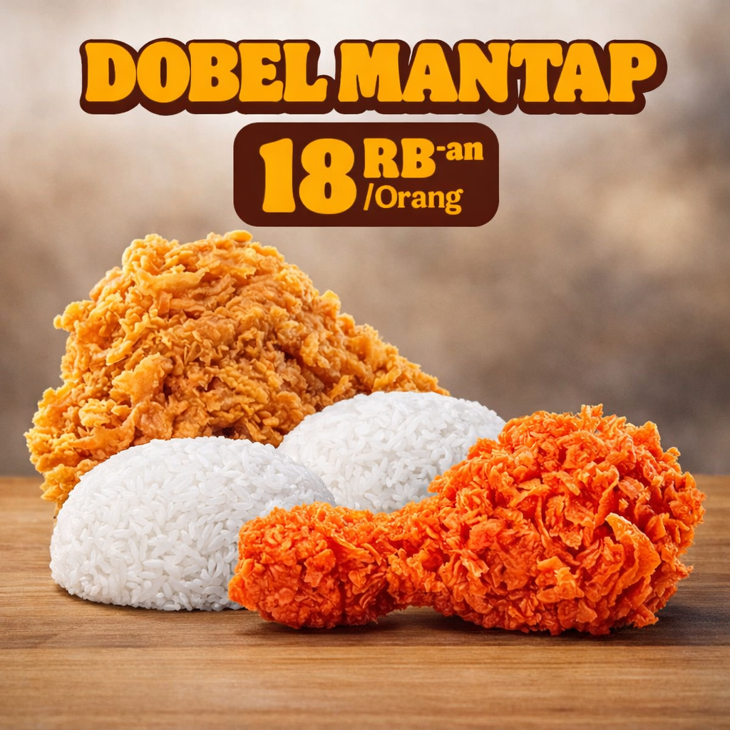 Foto 2 Ayam Mix + 2 Rice
