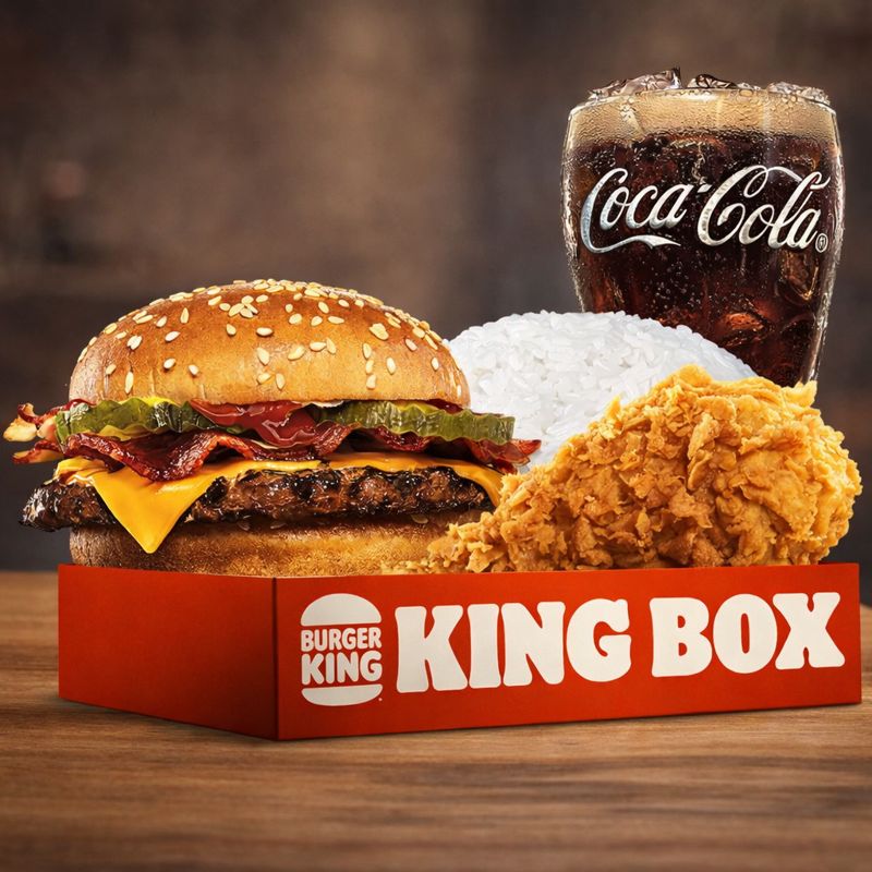 Foto King Box Cheeseburger Supreme