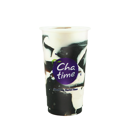 Foto Grass Jelly With Fresh Milk