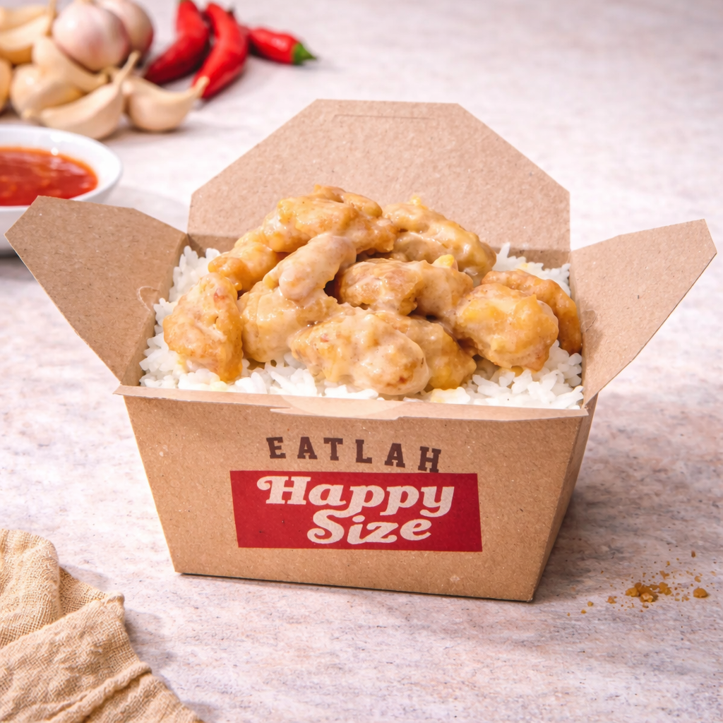 Foto Happy Size Salted Egg Kiddo Chicken Rice ( No Spicy )