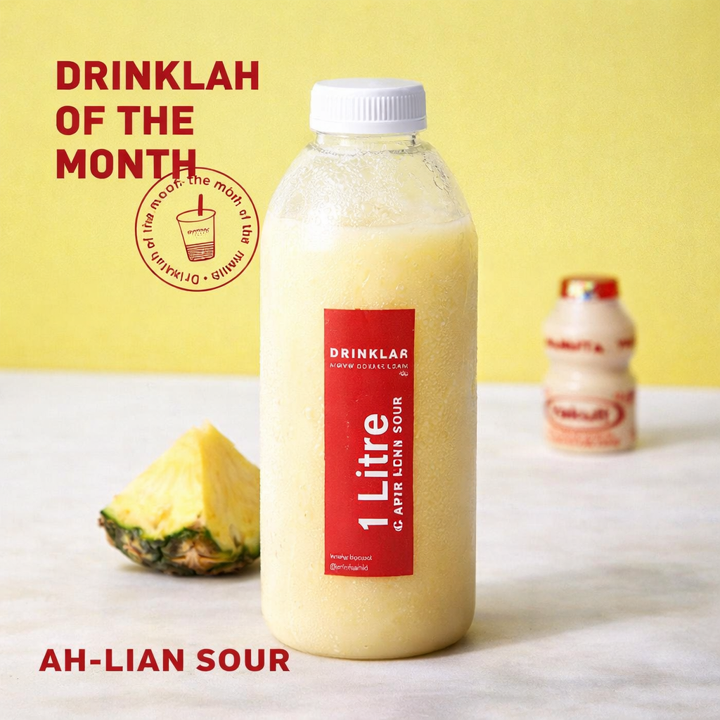 Foto 1L Ah-Lian Sour (Cold Shaken Pineapple Yakult)