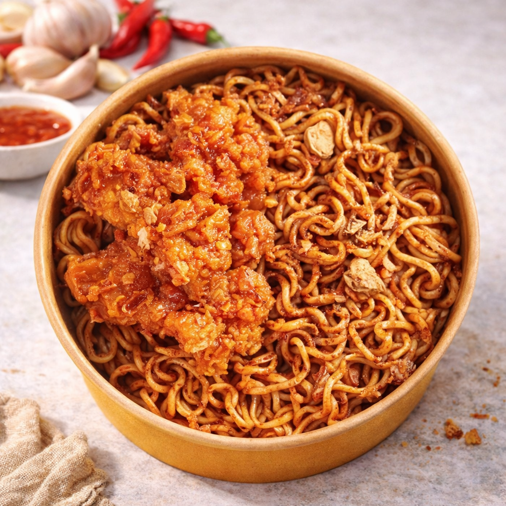 Foto Indomie Rendang