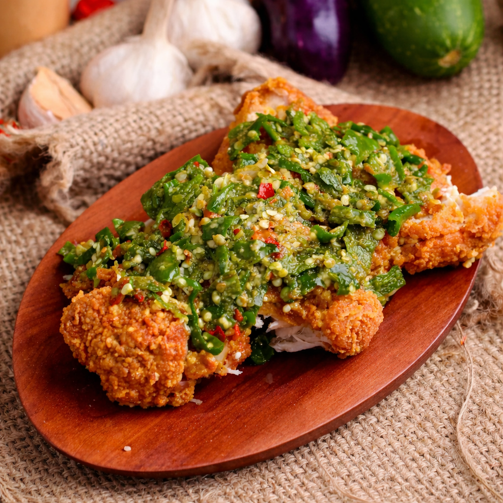 Foto Ayam Geprek Cabe Ijo