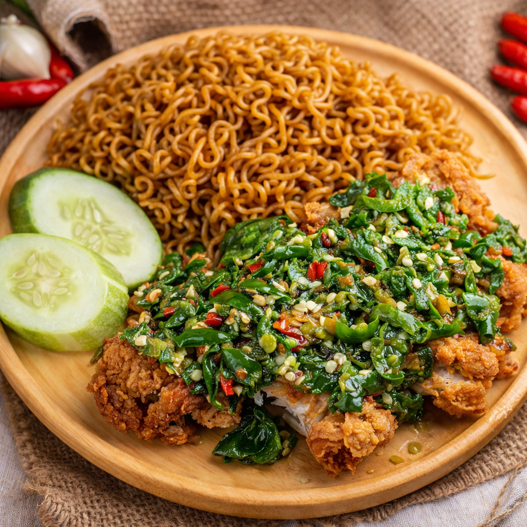 Foto Paket Mie Ayam Geprek Cabe Ijo