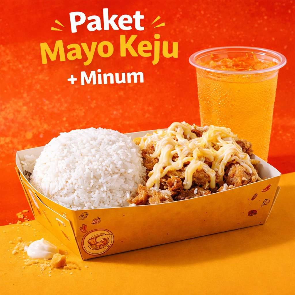 Foto Paket Mayo Keju + Minum