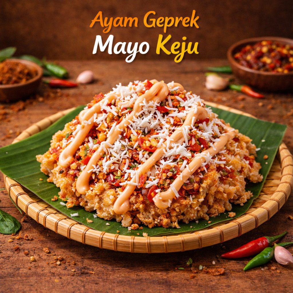 Foto Ayam Geprek Mayo Keju