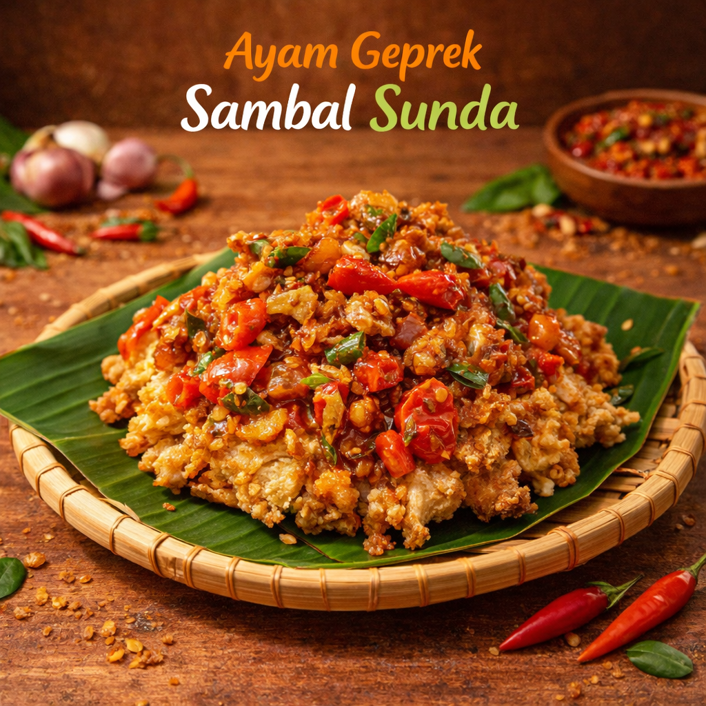 Foto Ayam Geprek Sambal Sunda