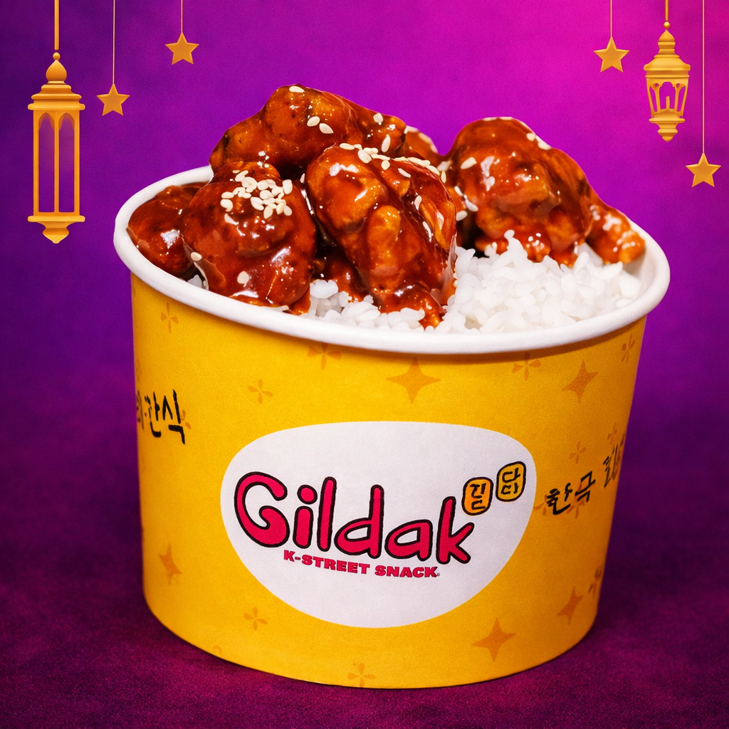 Foto Spicy Honey Chicken Rice Bowl
