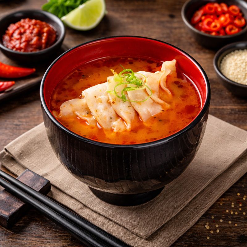 Foto Gyoza Spicy Soup