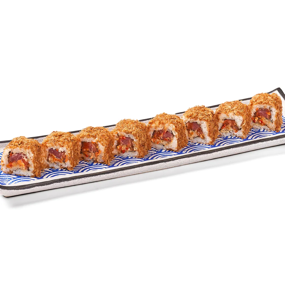Foto Spicy Creamy Salmon Volcano Roll