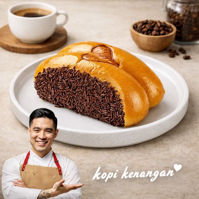 Foto Roti Sisir Coklat