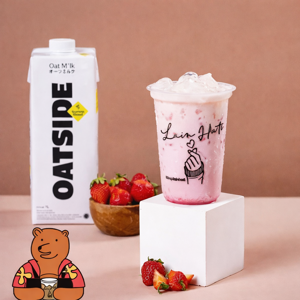 Foto Strawberry Oat Milk