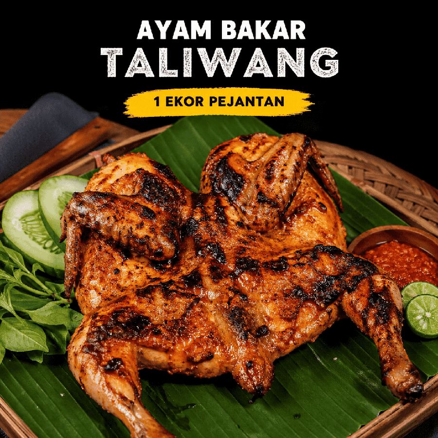 Foto Ayam Bakar Taliwang 1 Ekor Pejantan