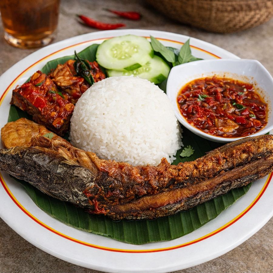 Foto Paket Pecel Lele