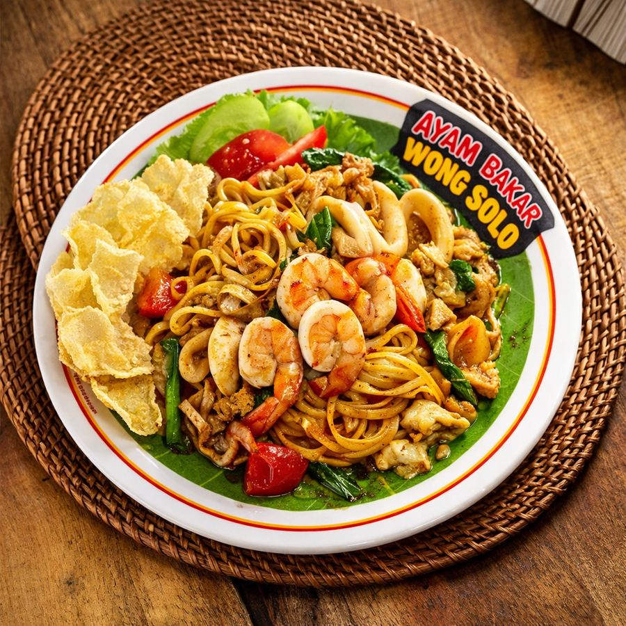 Foto Mie Goreng Seafood
