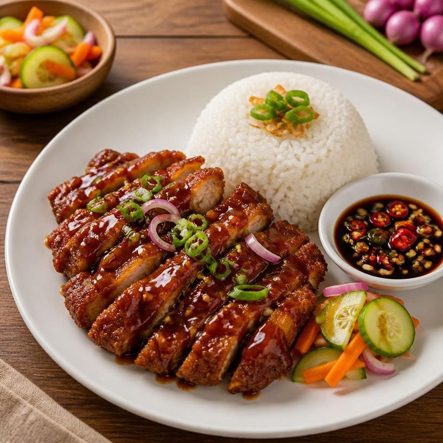 Foto Crispy Bakar Saos Bbq Nasi Ayam Geprek Kak Rose