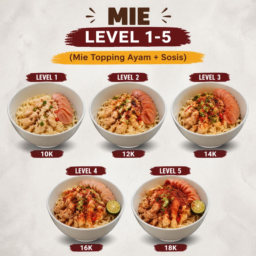 Foto Mie Level 1-5