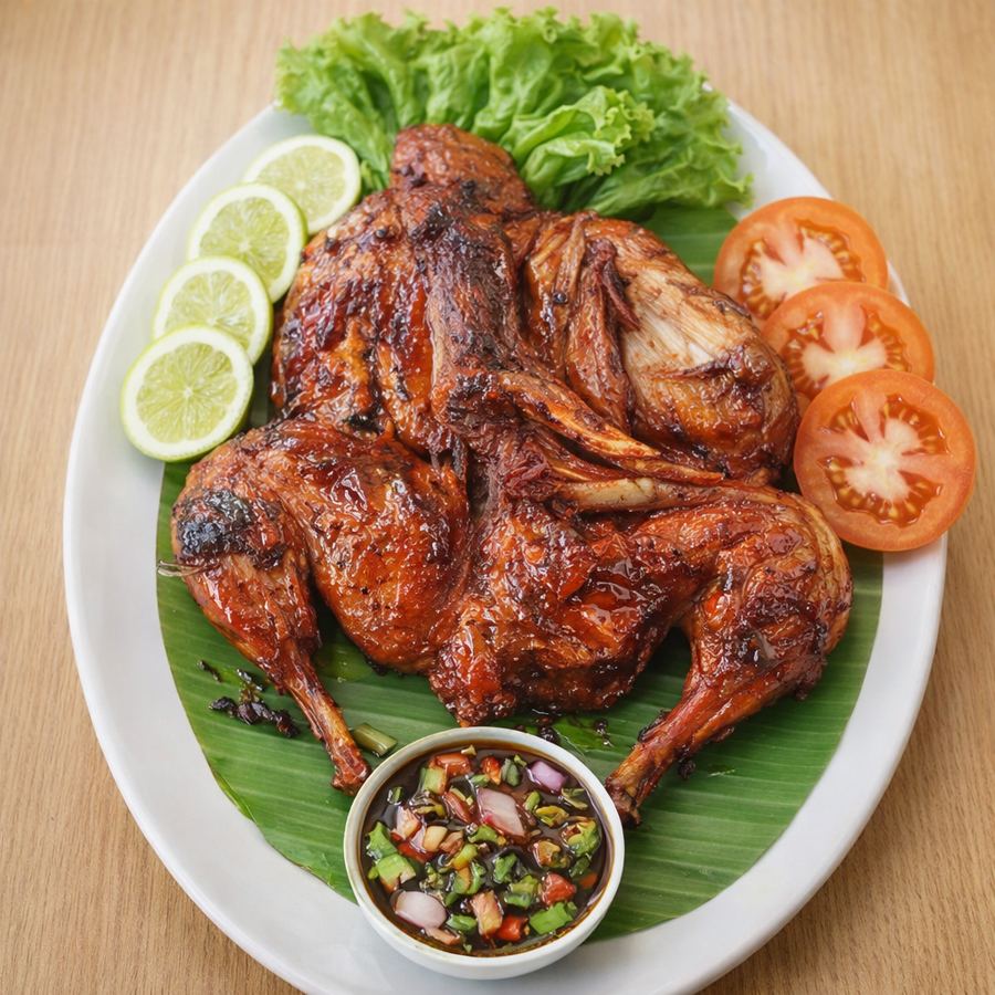 Foto Ayam Bakar Besar Tanpa Kremes