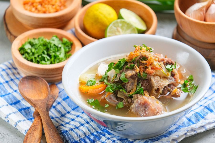 Foto Sop Buntut Goreng