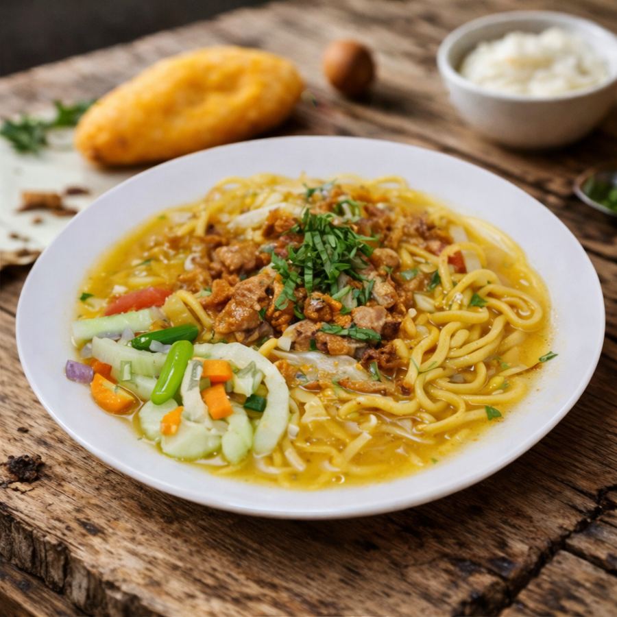 Foto Mie Godhog Daging Sapi