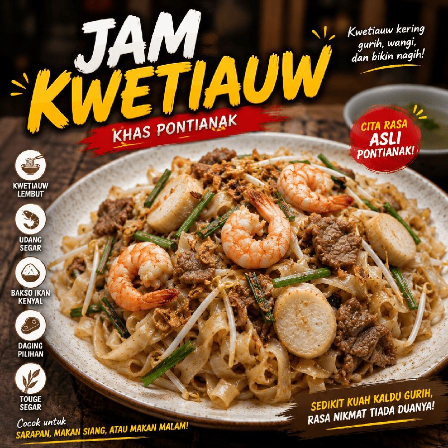 Foto Jam Kwetiauw
