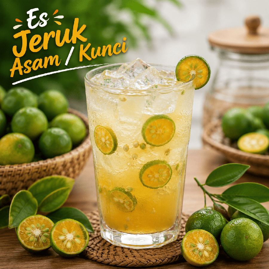 Foto Es Jeruk Asam / Kunci