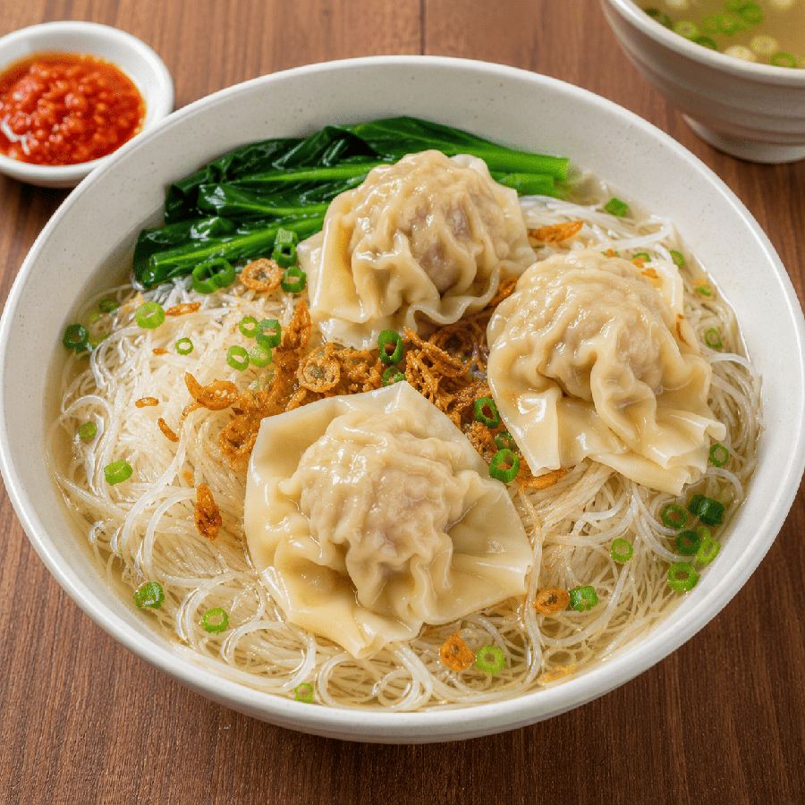 Foto Bihun + 3pangsit