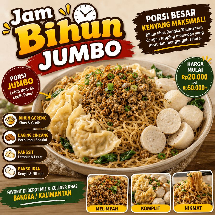 Foto Jam Bihun Jumbo