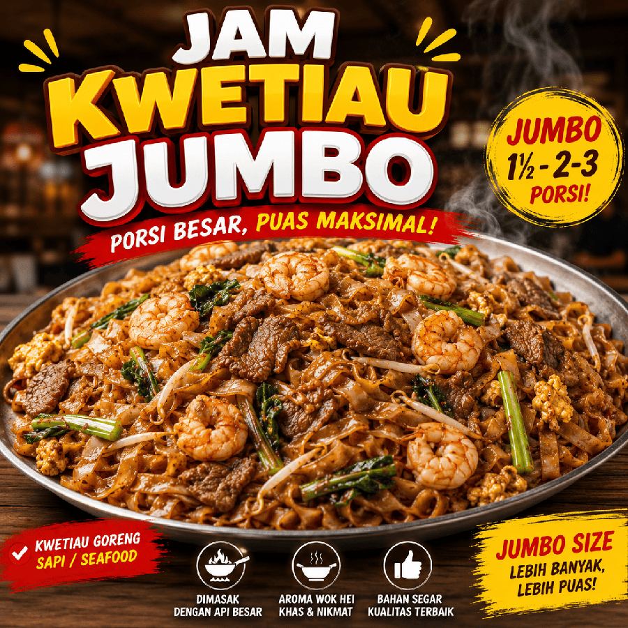 Foto Jam Kwetiau Jumbo