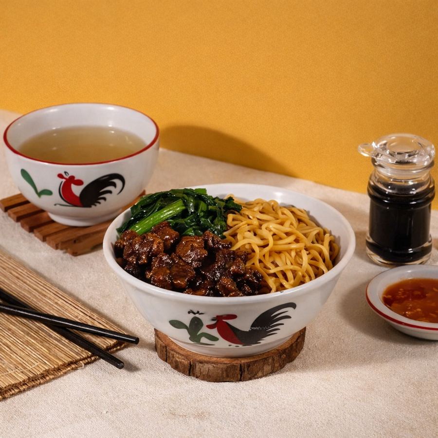 Foto Yamien Ayam Jamur Regular