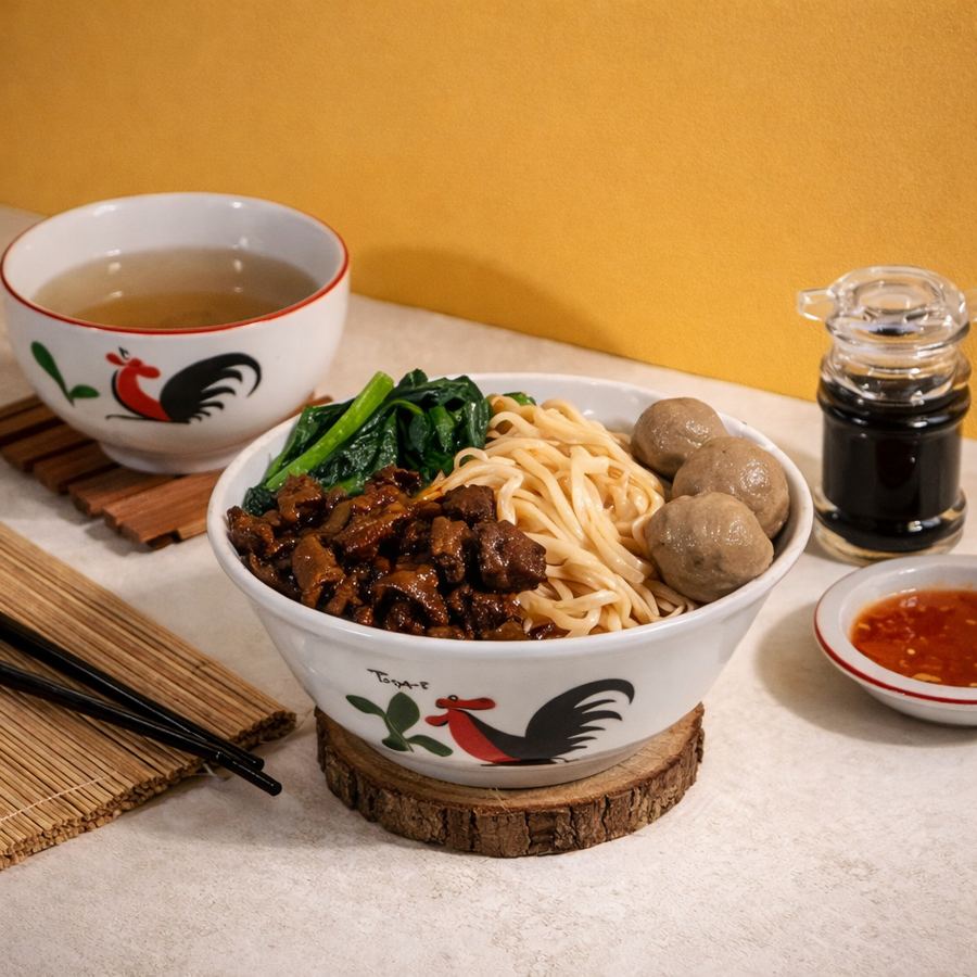 Foto Bakmi Ayam Jamur Baso Regular
