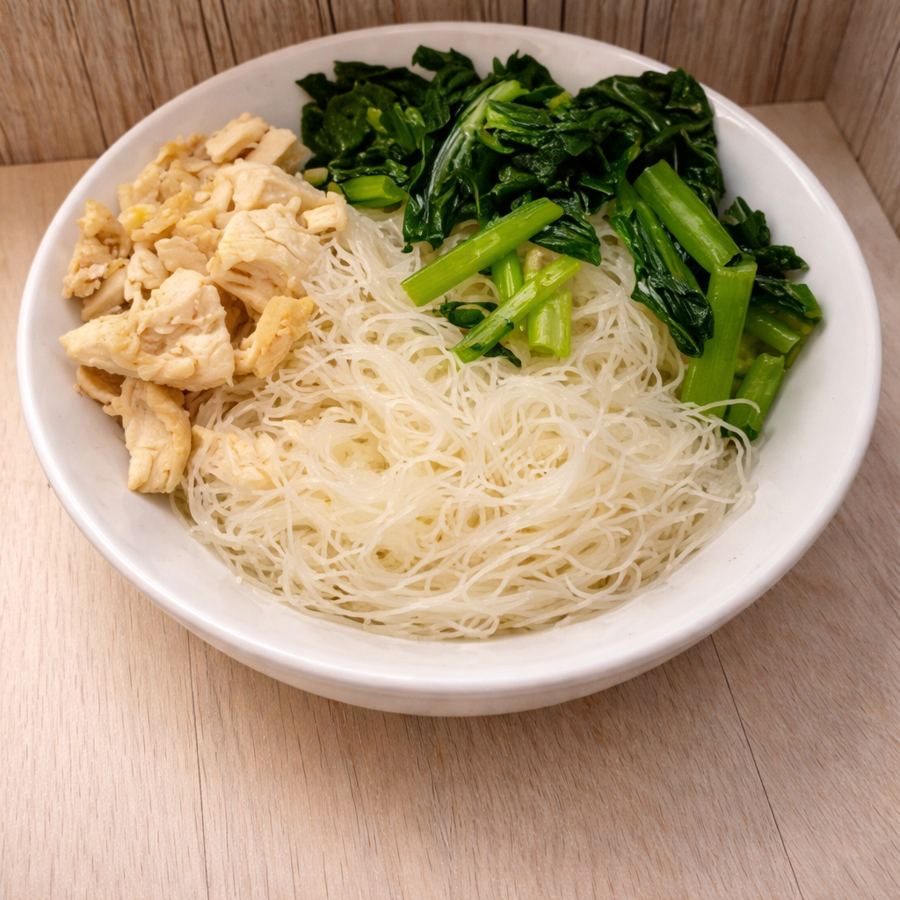 Foto Bihun Ayam Pangsit Rebus Regular